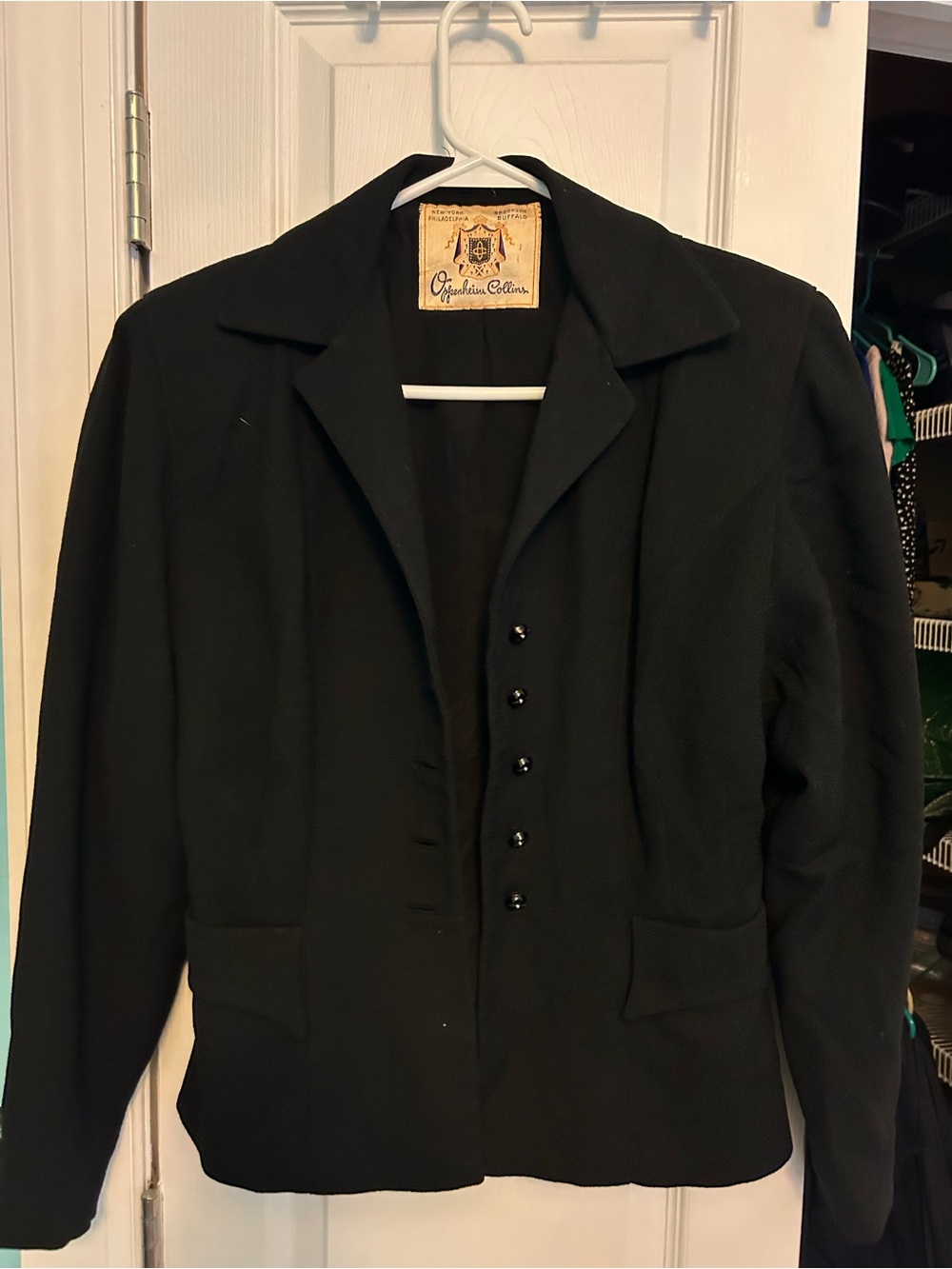 Black Classic Single-Breasted Blazer by
